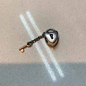 LOCK AND KEY PANDORA CHARM